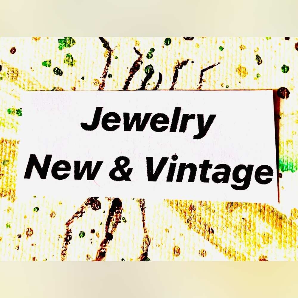 This is the Jewelry Portion of my Closet. Some is Vintage and some is New.